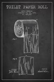 Check spelling or type a new query. Toilet Paper Charcoal Patent Blueprint Art Print By Aged Pixel Icanvas