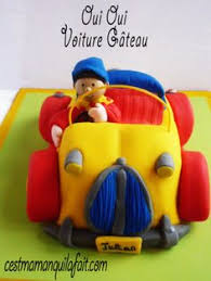 Gateau Oui Oui Et Voiture Pate A Sucre Tutoriel Noddy S Car Cake Gateau Oui Oui Gateau En Forme De Voiture Oui Oui