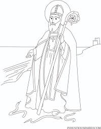 A few of them are from us here at catholic inspired, others have a link to another website! St Patrick Coloring Page