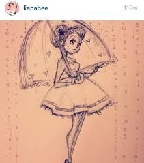 Liana Hee Art Canvas Drawing Mermaid Drawings Cute Drawings