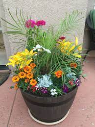 Costco Pot W Perinial Flowers Outdoor Flowers Flower Pots Outdoor Flower Pot Garden
