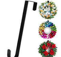Amazon.com: Ganchos de corona de 12 pulgadas para colgar sobre la puerta,  ganchos de corona para colgar letreros de bienvenida, ganchos de metal para  ...