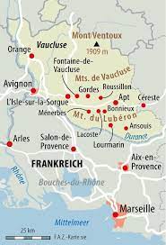 Karte is a town and a locality in the australian state of south australia located in the state's east about 192 kilometres east of the state. Radtour In Frankreich Von L Isle Sur La Sorgue Zum Luberon