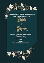 Flower Border E Invite Indian Wedding Invitation Card Design Online Invitation Card Wedding Invitation Card Design