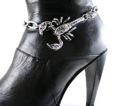 Scorpion Motorcycle Boot Chain Bracelet Bling Jewelry Scorpio Etsy Boot Chains Boot Jewelry Boots