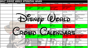 updates to walt disney world park hours and crowd calendars