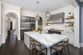 3 ways to make a traditional kitchen modern. All White Kitchen Mixing Modern Traditional Design All White Kitchen Custom Kitchens White Kitchen Island