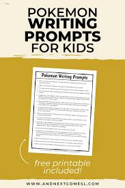 Check out our fun activity for boy selection for the very best in unique or custom, handmade pieces from our shops. Pokemon Themed Writing Prompts For Kids Free Printable Writing Prompts For Kids Elementary Writing Prompts Fun Writing Prompts