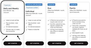 How to pick the best prepaid phone plan. Spotify Malaysia Now Offers A New Daily And Weekly Prepaid Plan Starting From Rm1 50 Technave