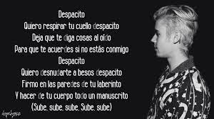 So it was apparently understandable to fonsi that the pop star fumbled the words. Despacito Luis Fonsi Daddy Yankee Ft Justin Bieber Lyrics Youtube