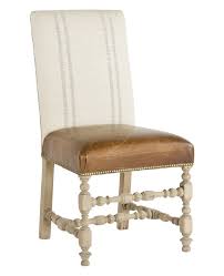 English Dining Chair Bleached Walnut Finish Traditional Leather Metal Upholstery Fabric Wood Dining Chair By R Dining Chairs Furniture Large Furniture