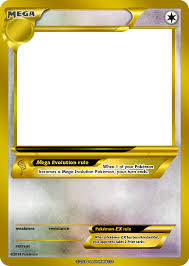 Blank Pokemon Card Mega Pokemon Card Meme Template Full Size Png Download Seekpng