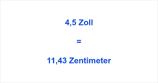 4.5 Zoll in cm | 4.5 Inches in cm Umrechnen | 4.5″ in cm