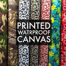 Printed Canvas Fabric Waterproof Outdoor 60 Wide 600 Denier By The Yard Ebay Diy Outdoor Cushions Canvas Fabric Patio Furniture Cushions
