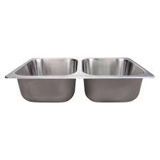 sinks: double stainless steel rv sink