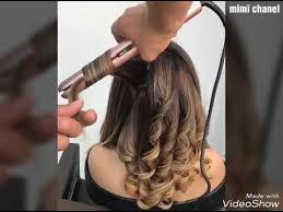 طريقة تسريح الشعر وجعله كيرلي في نفس الوقت بمكوات الشعر في البيت Youtube Hair Braid Videos Hair Styles Hair Videos