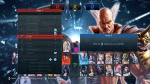 Tekken 7 Controller Settings In Character Select Screen Youtube