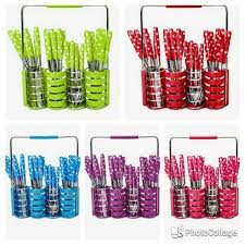 Sendok garpu polkadot set isi 24 terdapat beberapa varian warna pilihan : Sendok Garpu Makan Set 24 Pc Sendok Polkadot Set Serbaguna Termurah Shopee Indonesia