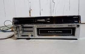 Vintage Pioneer Model Tp 8000 Am Fm 8 Track Car Stereo Radio 1960s Japan Pioneer Track Car Vintage Cars Classic Cars Vintage