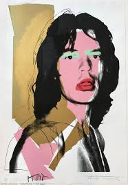 Riproduzioni D'arte Del Museo mick jagger di Andy Warhol (Ispirato da)  (1928-1987, United States) | WahooArt.com
