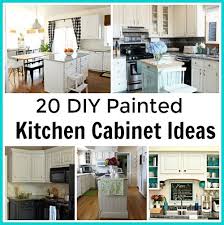 20 Diy Painted Kichen Cabinet Ideas Cheap Kitchen Cabinets Kitchen Cabinet Door Styles Painting Kitchen Cabinets