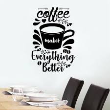 Gambar dinding untuk warung kopi. Stiker Dinding Kopi Cek Bahan Bangunan