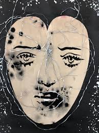 Eugene Berman Collage in Original Frame