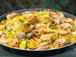 Recette Fideua Ou La Paella Aux Pates Recette Fideua Plat Recettes De Cuisine Espagnole