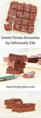 Sweet Potato Brownies Recipe Sweet Potato Brownies Deliciously Ella Recipes Yummy Healthy Snacks