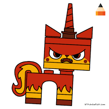 Characters that appear in unikitty! How To Draw Unikitty Angry Unikitty Unikitty Coloring Pages