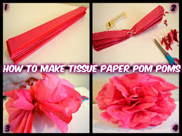 Pull the individual layers of tissue paper toward the middle. How To Make Tissue Paper Pom Poms Fun And Easy Party Decorations Miss Bizi Bee