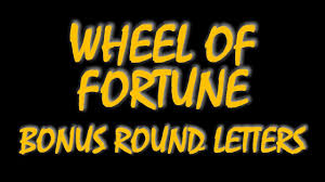 Sweepstakes is posted on : Wheel Of Fortune S Most Frequent Bonus Round Letters William Spaniel