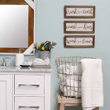 Maybe you would like to learn more about one of these? Bathroom Rules Framed Wall Plaques Set Of 3 Kirklands