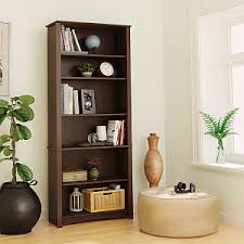 › see more product details Amazon Com Espresso 6 Shelf Bookcase Furniture Decor