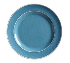 This serving bowl is 25.5cm across. Cabana Melamine Dinner Plate Ocean Blue Pottery Barn