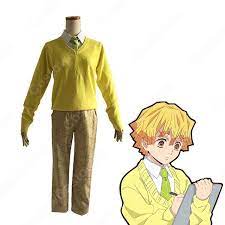 我妻善逸 胡蝶しのぶ コスプレ衣装 鬼滅の刃 番外編 あがつまぜんいつ こちょうしのぶ 制服 コスプレ 衣装 コスプレ 胡蝶