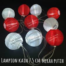 Cara tutorian membuat hiasan dinding merah putih untuk 17 agustusan, hiasan untuk memeriahkan hut republik indonesia mengunakan kertas a4. Jual Lampion Kain Merah Putih 3 Inch Hiasan 17 Agustus Hut Kemerdekaan Di Lapak Tobias Lee Bukalapak