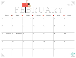Printable blank monthly calendar template for 2021 with large squares in landscape layout. 2020 And 2021 Cute Printable Calendars For Moms Imom In 2021 Calendar Printables February Calendar Cute Calendar