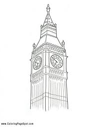 Big Ben London Coloring Pages Big Ben London Colouring Pages Page 2 Coloring Pages For Kids Coloring Pages Colouring Pages