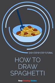 Follow along to learn how to draw this super cute cartoon bowl of spaghetti and meatballs step by step easy. How To Draw Spaghetti Really Easy Drawing Tutorial Drawing Tutorial Easy How To Draw Spaghetti Drawing Tutorial