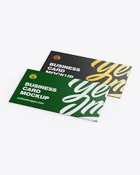 Download Textured Business Cards Mockup In Stationery Mockups On Yellow Images Object Mockups PSD Mockup Templates