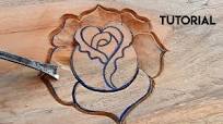 Easy carving Rose flower