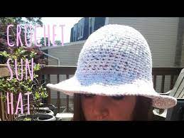 Crochet Sun Hat Pattern Tutorial Crochet Sun Hat Crochet Summer Hats Crochet Hats