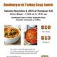 Hamburger Soup Lunch event in St Paul, MN
