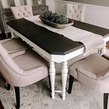 Carbon Gray Table Top Grey Table Staining Furniture Stained Table