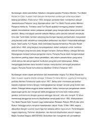 Latar belakang dan keperibadian tun abdul razak. Sumbangan Tun Abdul Razak