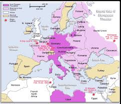 The map of europe changed significantly after the first world war. European Theater Map