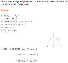 Ncert Solutions For Class 9 Maths Chapter 12 Heron S Formula Ncertsolutions Cbse Ncertsolutionsforclassma Maths Ncert Solutions Maths Solutions Solutions