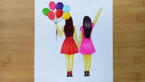 Online friendship illustration marginalia style. How To Draw Friendship Day Social Useful Stuff Handy Tips