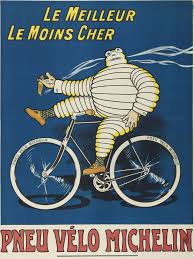 Michelin Bibendum Entierement Double Michelin Man Vintage Advertisements Cycling Posters
